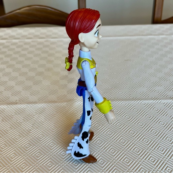 2017 Toy Story 4 Jessie 9” Figure Disney Pixar Mattel Bendable Cowgirl No Hat - Picture 2 of 8